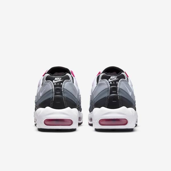 Women's Nike Air Max 95 Trainers Dark Grey / Grey / White | NK045MWD