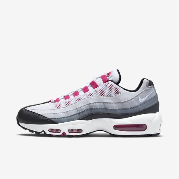 Women\'s Nike Air Max 95 Trainers Dark Grey / Grey / White | NK045MWD