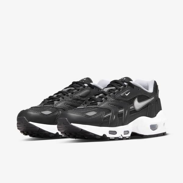 Women's Nike Air Max 96 2 Trainers Black / Metal Silver / White | NK648SAI