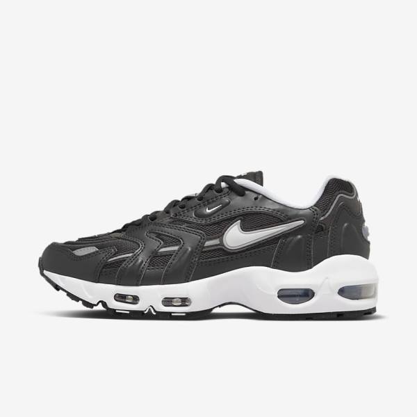 Women\'s Nike Air Max 96 2 Trainers Black / Metal Silver / White | NK648SAI