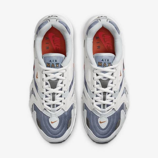 Women's Nike Air Max 96 II Trainers White / Navy | NK832YIK