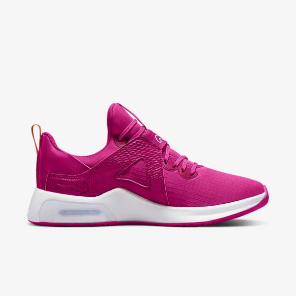 Women's Nike Air Max Bella TR 5 Training Shoes Pink / White / Yellow | NK540MXN