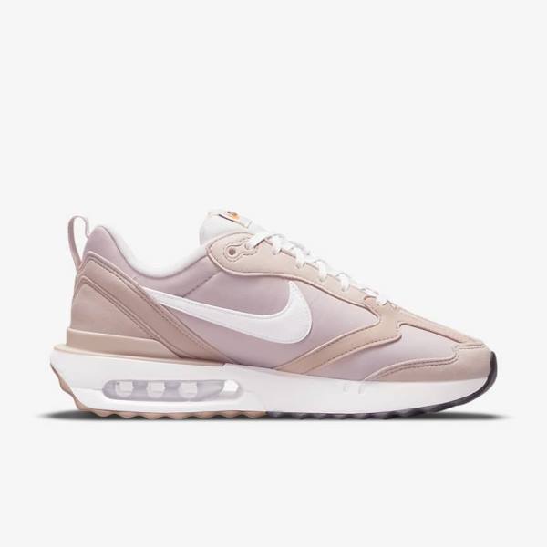 Women's Nike Air Max Dawn Trainers Pink / Black / Light Brown / White | NK431QTY