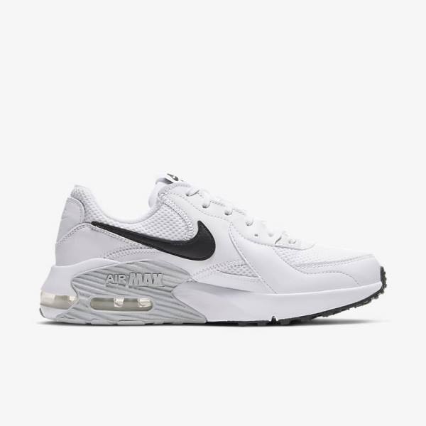 Women's Nike Air Max Excee Trainers White / Platinum / Black | NK823MOQ