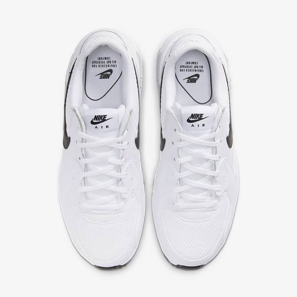 Women's Nike Air Max Excee Trainers White / Platinum / Black | NK823MOQ