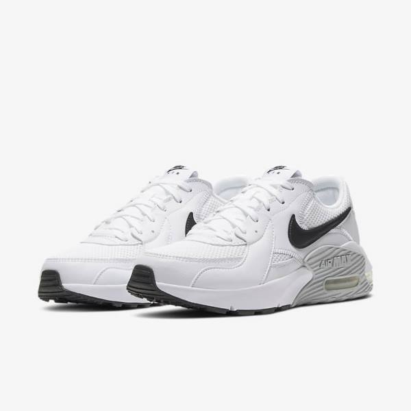 Women's Nike Air Max Excee Trainers White / Platinum / Black | NK823MOQ