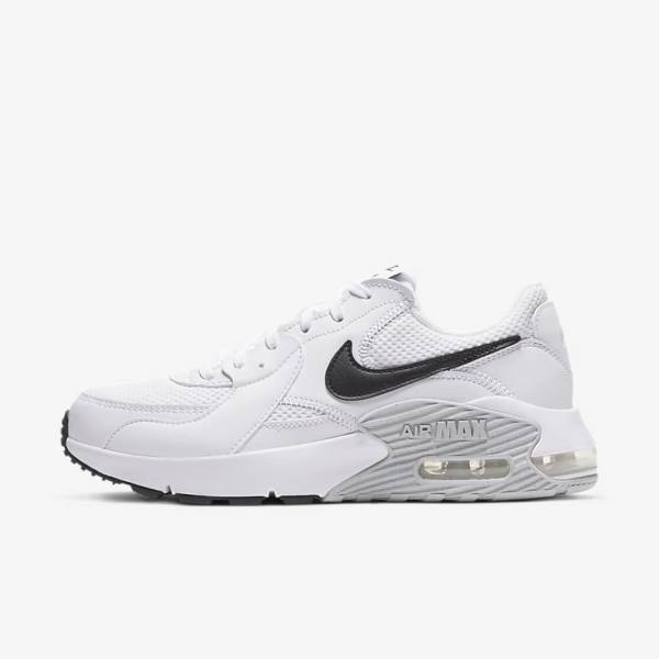 Women\'s Nike Air Max Excee Trainers White / Platinum / Black | NK823MOQ