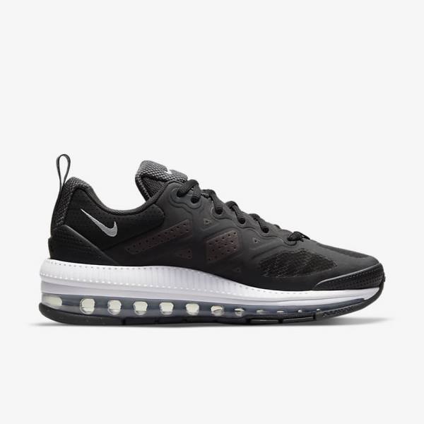 Women's Nike Air Max Genome Trainers Black / Dark Grey / White / Black | NK264EWK