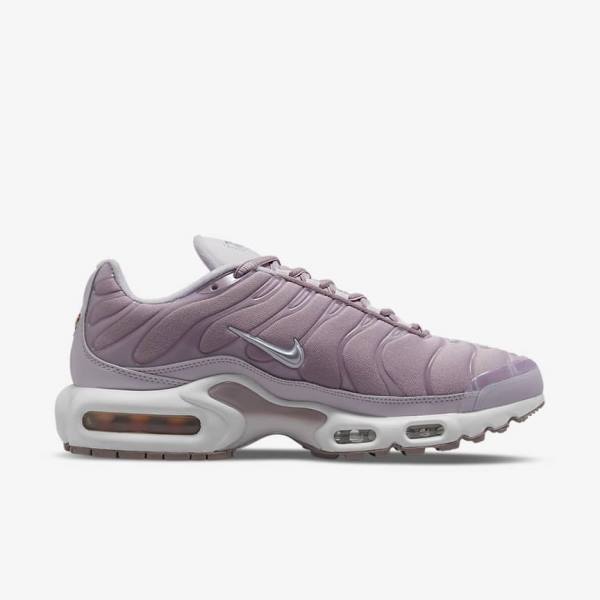 Women's Nike Air Max Plus Trainers Purple / White / Metal Silver | NK602PHD