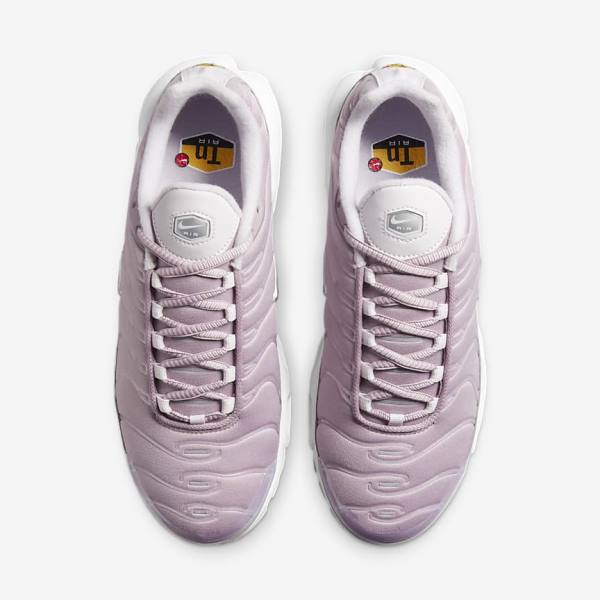 Women's Nike Air Max Plus Trainers Purple / White / Metal Silver | NK602PHD