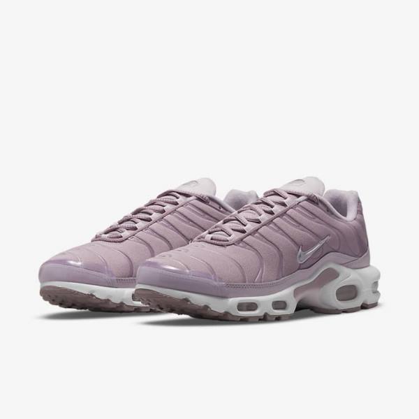 Women's Nike Air Max Plus Trainers Purple / White / Metal Silver | NK602PHD