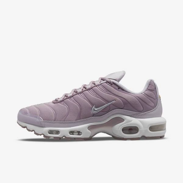 Women\'s Nike Air Max Plus Trainers Purple / White / Metal Silver | NK602PHD