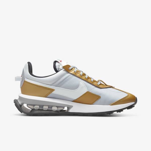 Women's Nike Air Max Pre-Day SE Trainers Platinum / Metal Gold / Metal Silver / White | NK759VNE