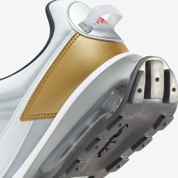 Women's Nike Air Max Pre-Day SE Trainers Platinum / Metal Gold / Metal Silver / White | NK759VNE