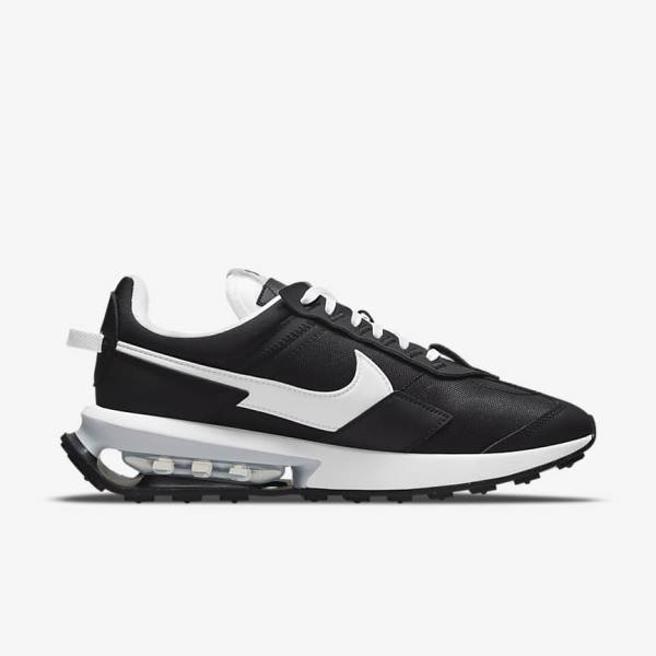 Women's Nike Air Max Pre-Day Trainers Black / Metal Silver / White | NK980ZUD