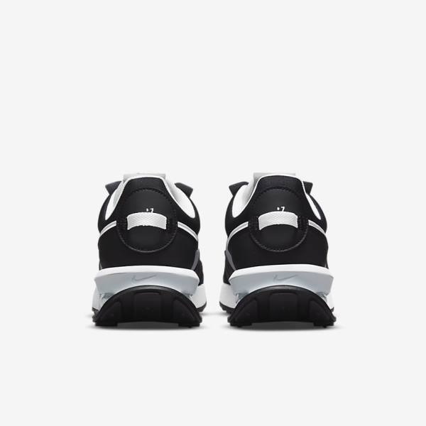 Women's Nike Air Max Pre-Day Trainers Black / Metal Silver / White | NK980ZUD