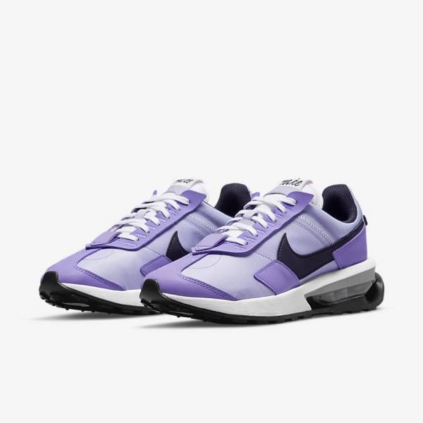 Women's Nike Air Max Pre-Day Trainers Purple / Metal Silver / Black | NK043FVZ