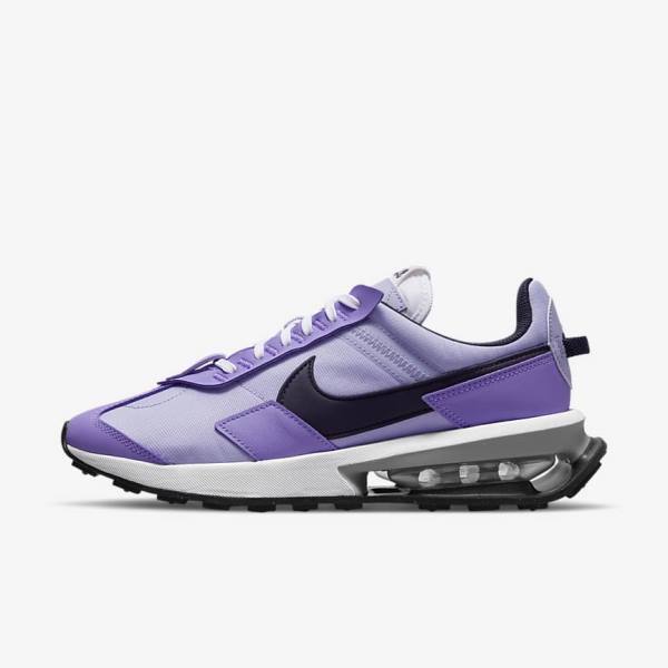 Women\'s Nike Air Max Pre-Day Trainers Purple / Metal Silver / Black | NK043FVZ