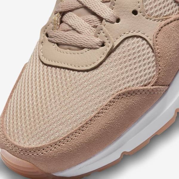 Women's Nike Air Max SC Trainers Khaki Grey / Rose / White / Pink | NK628QNF