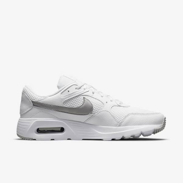 Women's Nike Air Max SC Trainers White / Platinum / Metal Platinum | NK725YKW