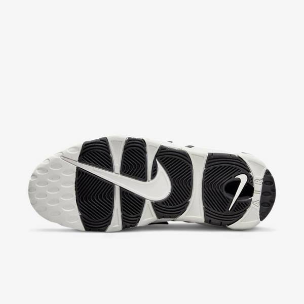 Women's Nike Air More Uptempo Trainers White / Black | NK301URF