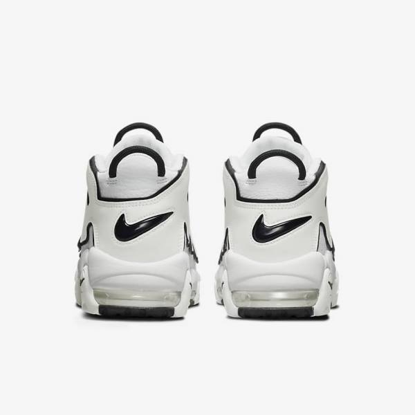 Women's Nike Air More Uptempo Trainers White / Black | NK301URF