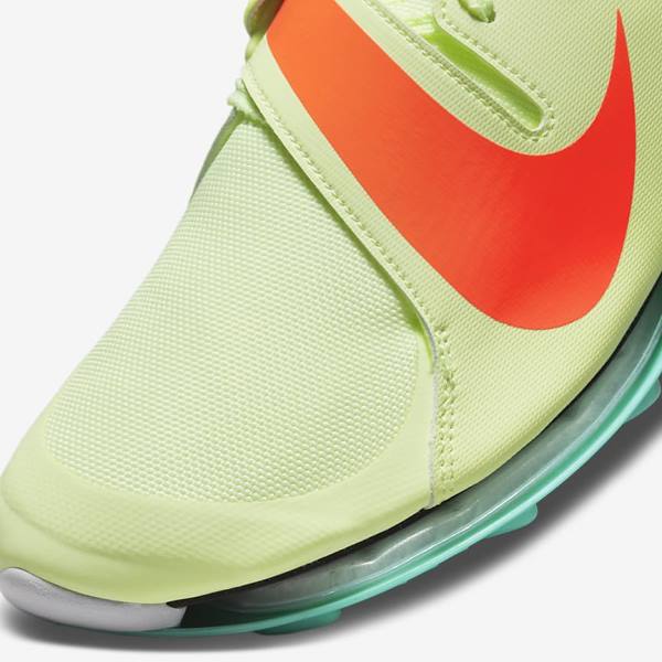 Women's Nike Air Zoom LJ Elite Athletics Jumping Spikes Running Shoes Turquoise / Orange | NK924TRZ