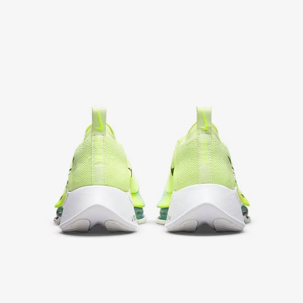 Women's Nike Air Zoom Tempo NEXT% Road Running Shoes White / Green / Turquoise / Turquoise | NK287FVU