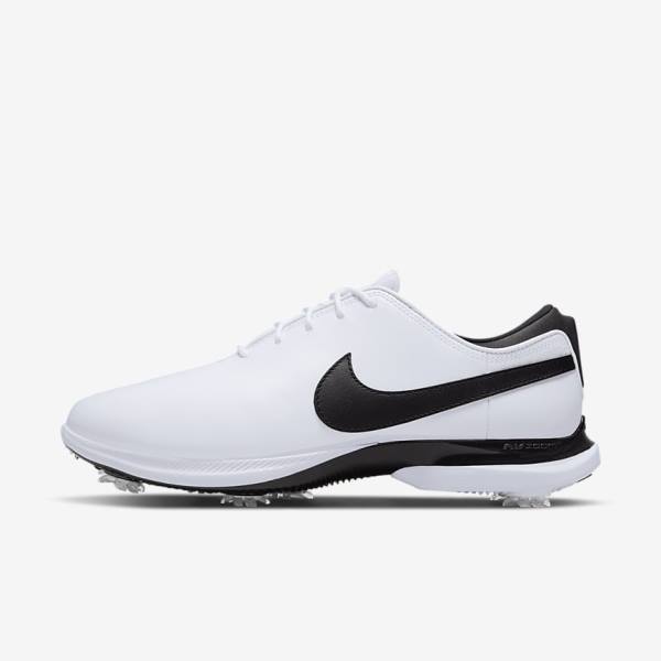 Women\'s Nike Air Zoom Victory Tour 2 Golf Shoes White / Black | NK297SDY