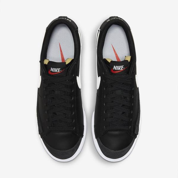 Women's Nike Blazer Low Platform Trainers Black | NK264GMK