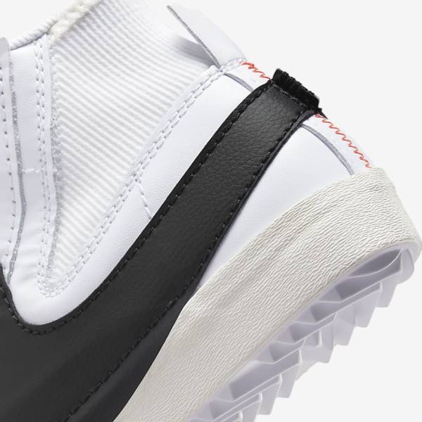 Women's Nike Blazer Mid 77 Jumbo Trainers White / Black | NK401CIF