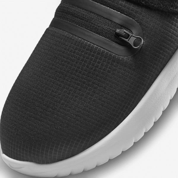 Women's Nike Burrow Slipper Trainers Black / White | NK065BZC