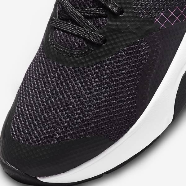 Women's Nike City Rep TR Training Shoes Black / Purple / Pink | NK134QUE