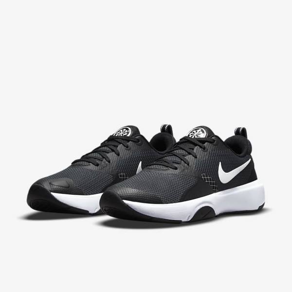 Women's Nike City Rep TR Training Shoes Black / Dark Grey / White | NK758XFJ