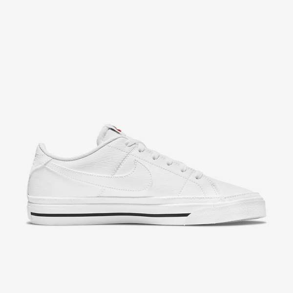 Women's Nike Court Legacy Next Nature Trainers White / Black / White | NK190ASI