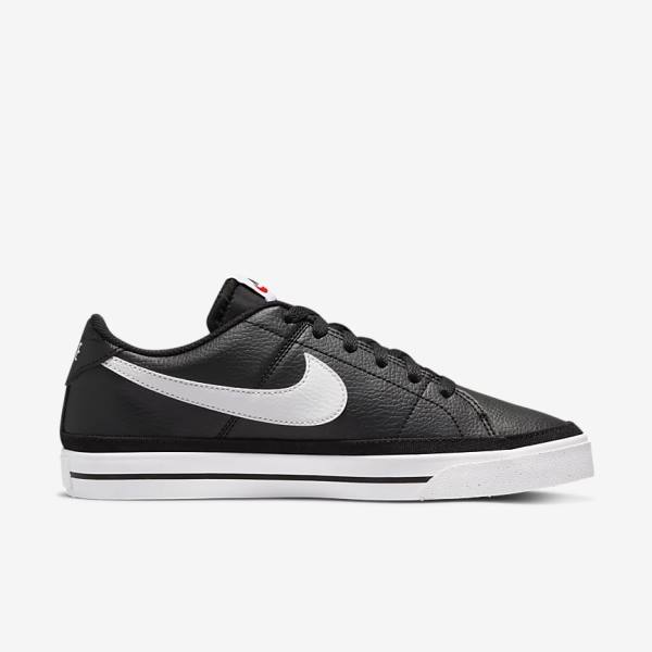 Women's Nike Court Legacy Next Nature Trainers Black / Orange / White | NK403FDV