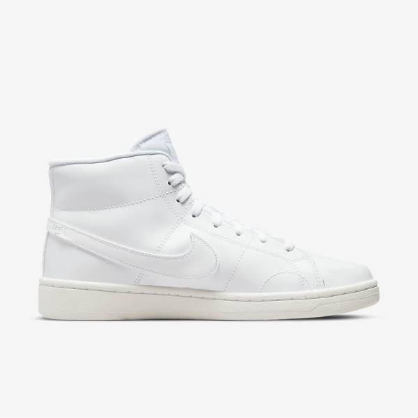 Women's Nike Court Royale 2 Mid Trainers White | NK463QSK