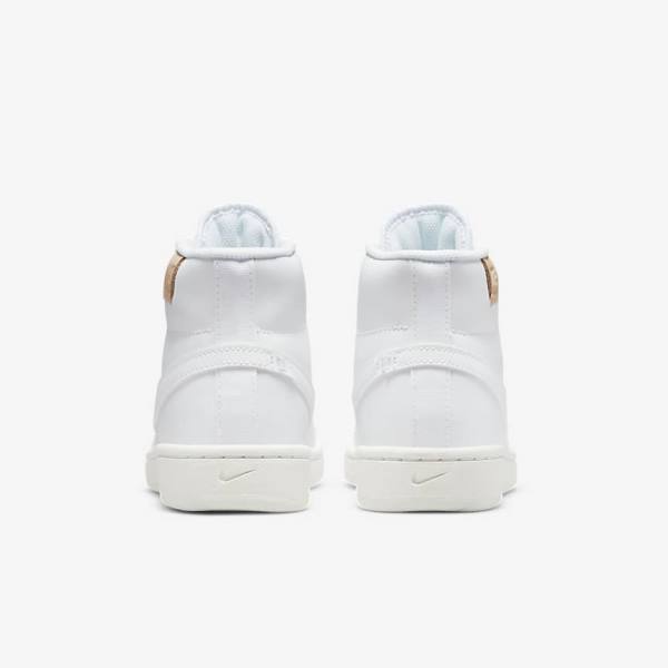 Women's Nike Court Royale 2 Mid Trainers White | NK463QSK