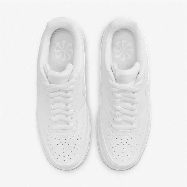 Women's Nike Court Vision Low Next Nature Trainers White | NK982CUJ