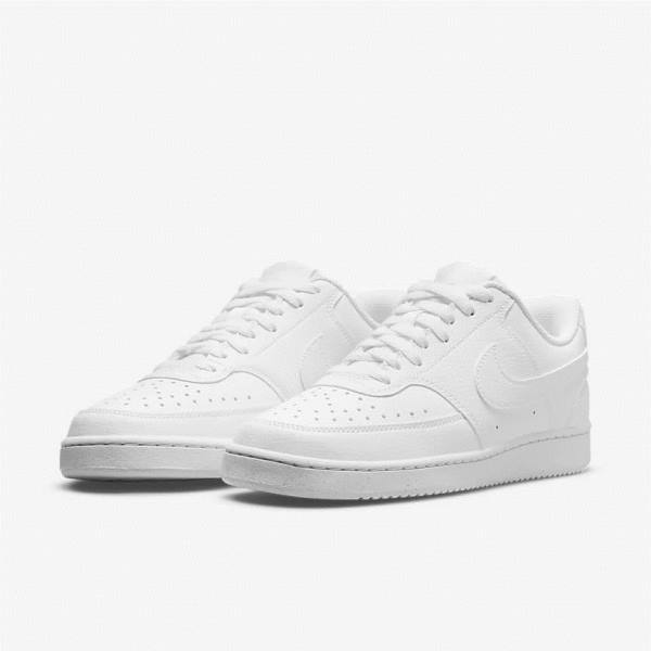 Women's Nike Court Vision Low Next Nature Trainers White | NK982CUJ