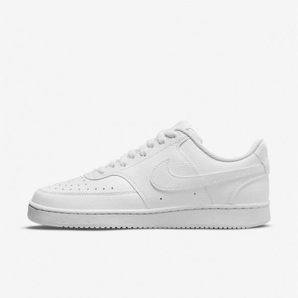 Women\'s Nike Court Vision Low Next Nature Trainers White | NK982CUJ