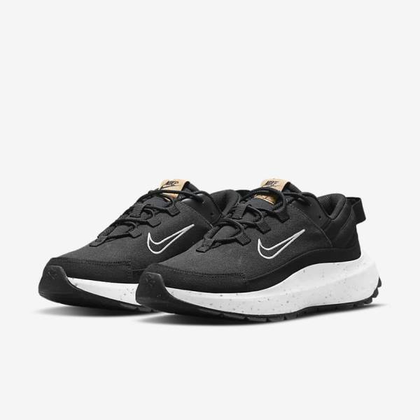 Women's Nike Crater Remixa Trainers Black / Dark Grey / White | NK629QDM