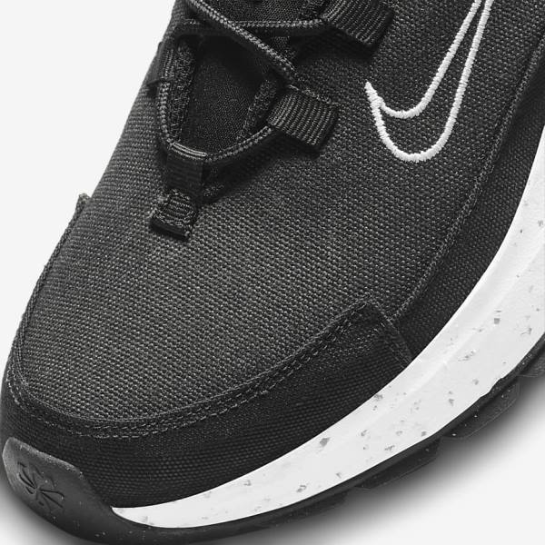 Women's Nike Crater Remixa Trainers Black / Dark Grey / White | NK629QDM