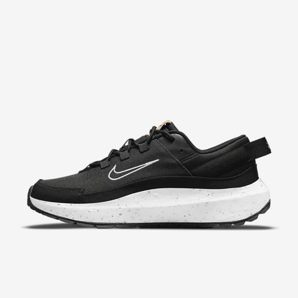 Women\'s Nike Crater Remixa Trainers Black / Dark Grey / White | NK629QDM