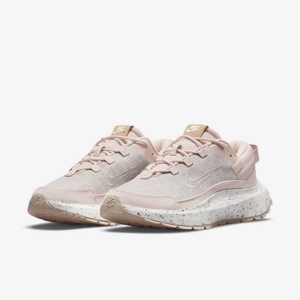 Women's Nike Crater Remixa Trainers Pink / White / Cream | NK271FRO