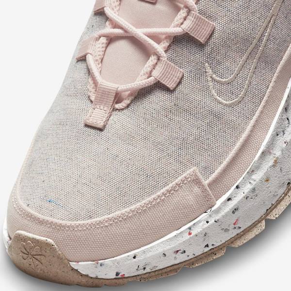 Women's Nike Crater Remixa Trainers Pink / White / Cream | NK271FRO