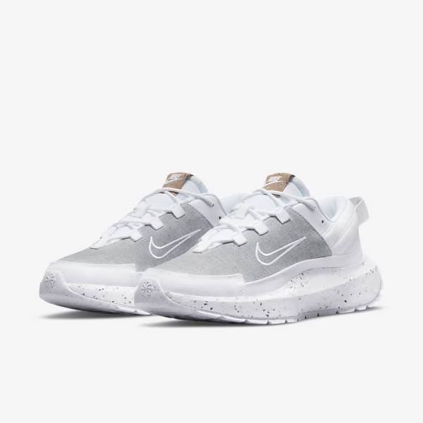 Women's Nike Crater Remixa Trainers White | NK627RJD