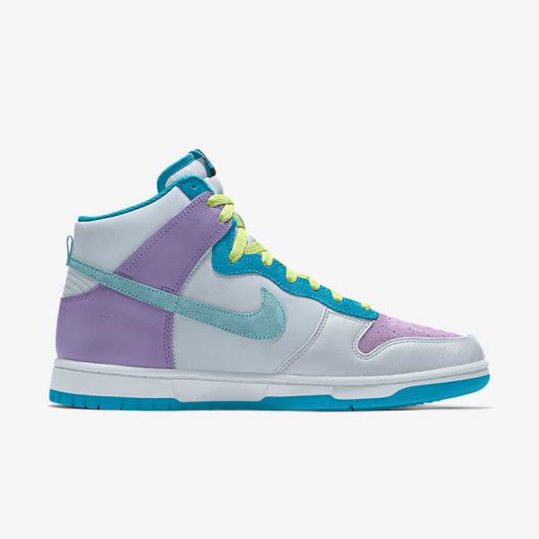 Women's Nike Dunk High By You Custom Trainers Multicolor | NK498HKI