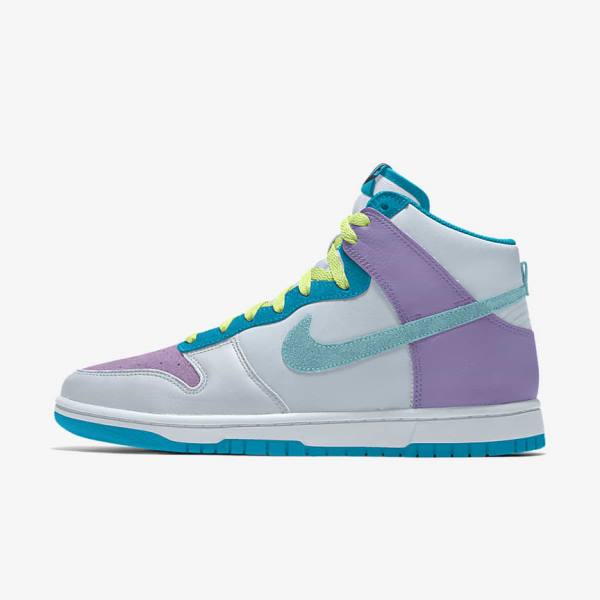 Women\'s Nike Dunk High By You Custom Trainers Multicolor | NK498HKI