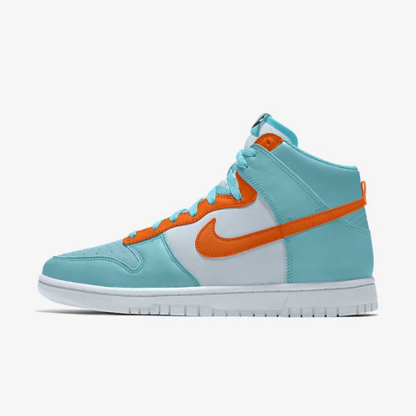 Women\'s Nike Dunk High By You Custom Trainers Multicolor | NK564SVK